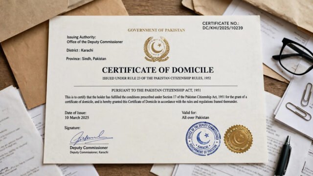 Domicile Certificate Pakistan: Kaise Banwayen?