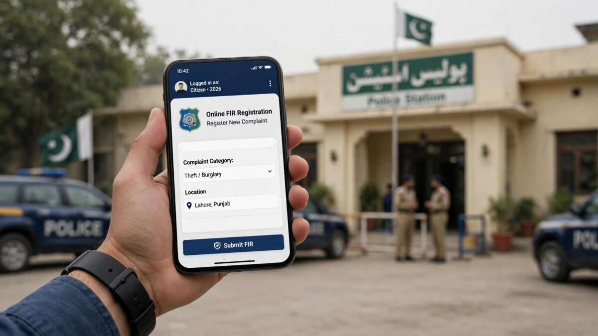 Online FIR Pakistan 2026: E-Tag/Police App Guide